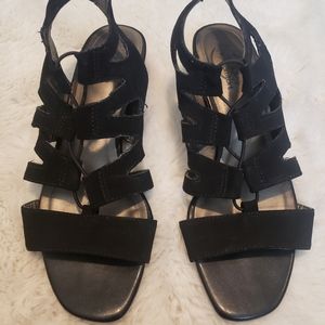 Life Stride Black Sandals